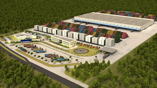 O maior centro logístico de Santa Catarina inicia suas operações em Itapoá (SC)